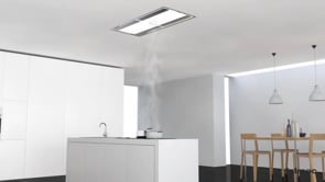 Hotte de plafond série Nuvola 140 de 54 po. FDNUV54C6WH-R1