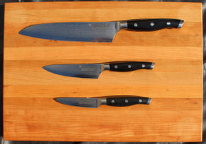 Vitantonio Butcher Block & Knife Set
