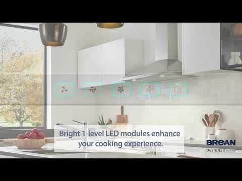 Broan 30-inch Designer Collection BWP1 Series Wall Mount Range Hood BWP1304SS EXTERNAL_VIDEO 1