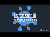 U-Line 24-inch 5.2 cu. ft. Compact Refrigerator with BrightShield™ UHRE524-SG81A EXTERNAL_VIDEO 1