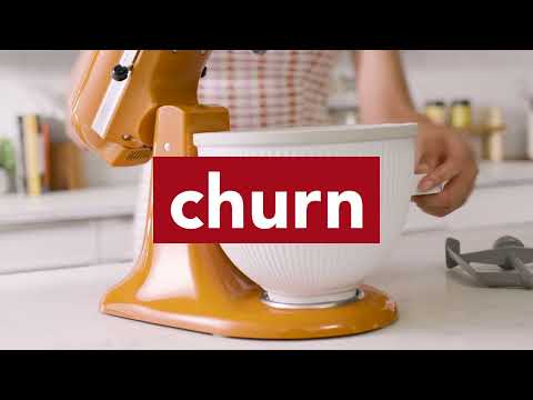 KitchenAid Ice Cream Maker Attachment KSMICM EXTERNAL_VIDEO 1