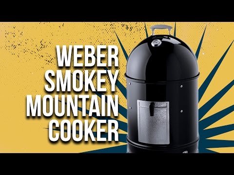 Weber Smokey Mountain Cooker Charcoal Smoker 731001 EXTERNAL_VIDEO 1