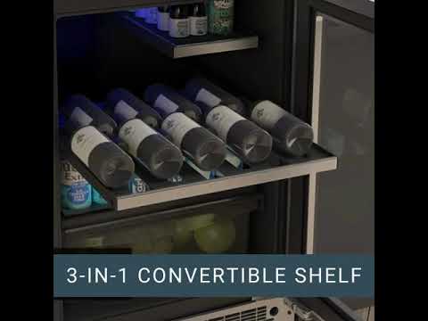 Marvel 24-inch, 5.3 cu.ft. Built-in Compact Refrigerator with MaxStore Bin MLRE224-IG01A EXTERNAL_VIDEO 1