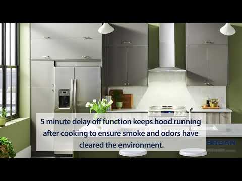 Broan 30-inch Designer Collection BWS1 Series Wall Mount Range Hood BWS1304BLS EXTERNAL_VIDEO 1