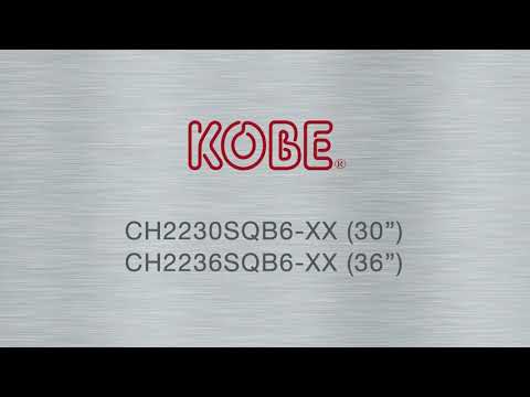 Kobe 30-inch Premium CH22 Series Under Cabinet Hood CH2230SQB6-XX EXTERNAL_VIDEO 1